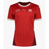 Camisa de time de futebol Suíça Replicas 1º Equipamento Feminina Europeu 2024 Manga Curta